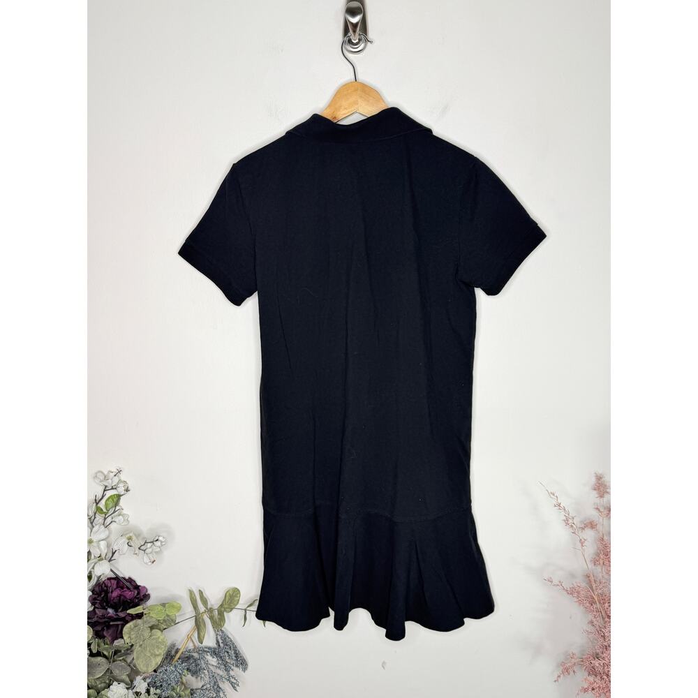 TUCKERNUCK Pique May Polo Dress Black Sz M $148 {3D2} - Picture 3 of 5